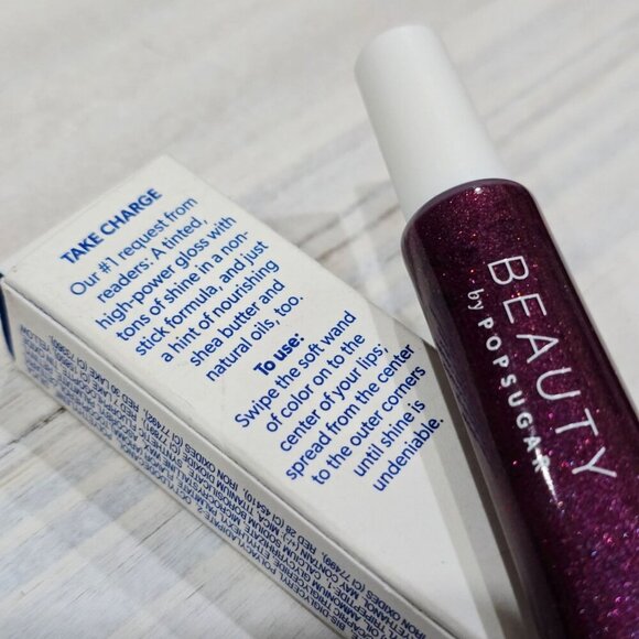 POPSUGAR “Be The Boss” Lip Gloss – Disturbia Purple, Glossy Finish, 10ml NWT - Picture 5 of 7